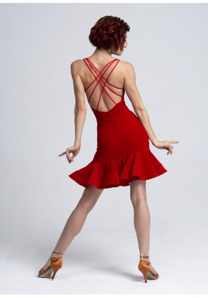 Latin Skirt 16 Red